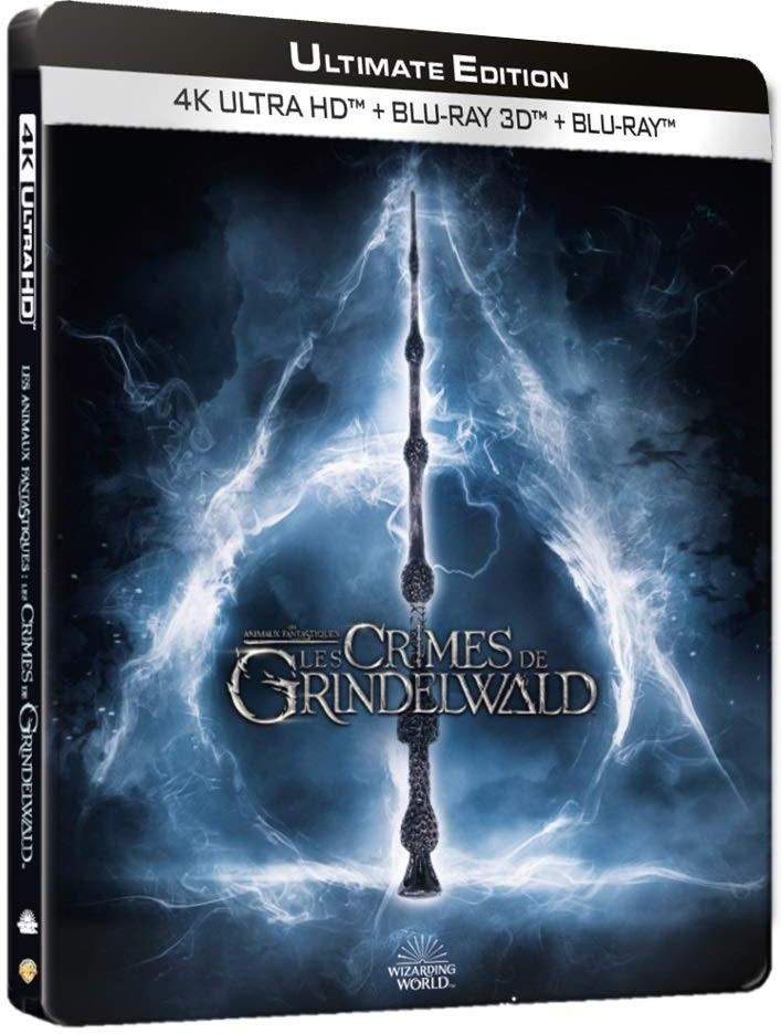 Les animaux fantastiques 2 - Les crimes de Grindelwald (2018) Kinoversion, Limited Edition, Langfassung, Steelbook, 4K Ultra HD + Blu-ray 3D + Blu-ray