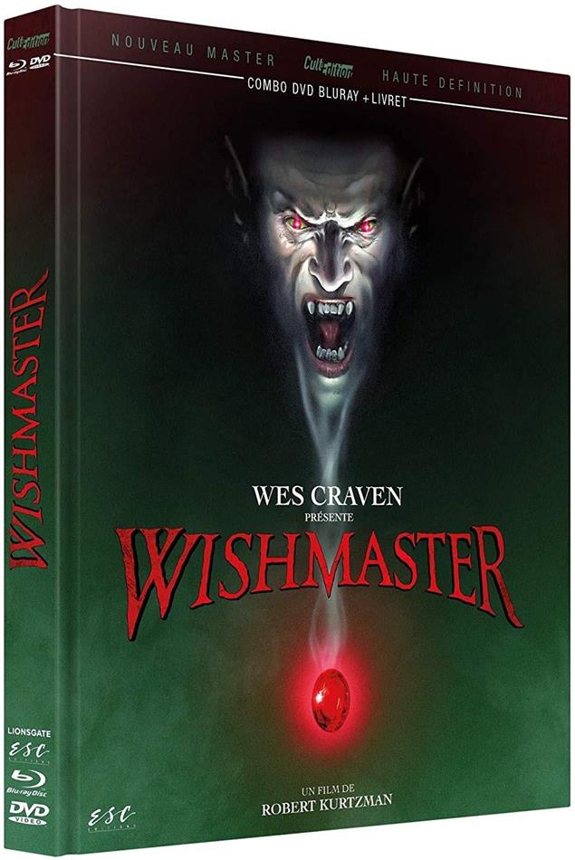 Wishmaster (1997) Cult Edition, Mediabook, Remastered, Blu-ray + DVD