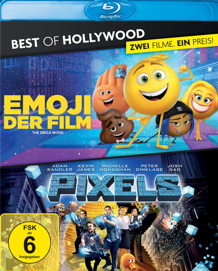 Emoji - Der Film / Pixels Best of Hollywood, 2 Blu-rays