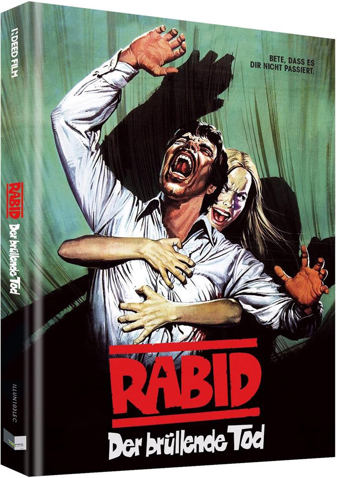 Rabid - Der brüllende Tod (1977) Cover C, Limited Edition, Mediabook, Blu-ray + DVD