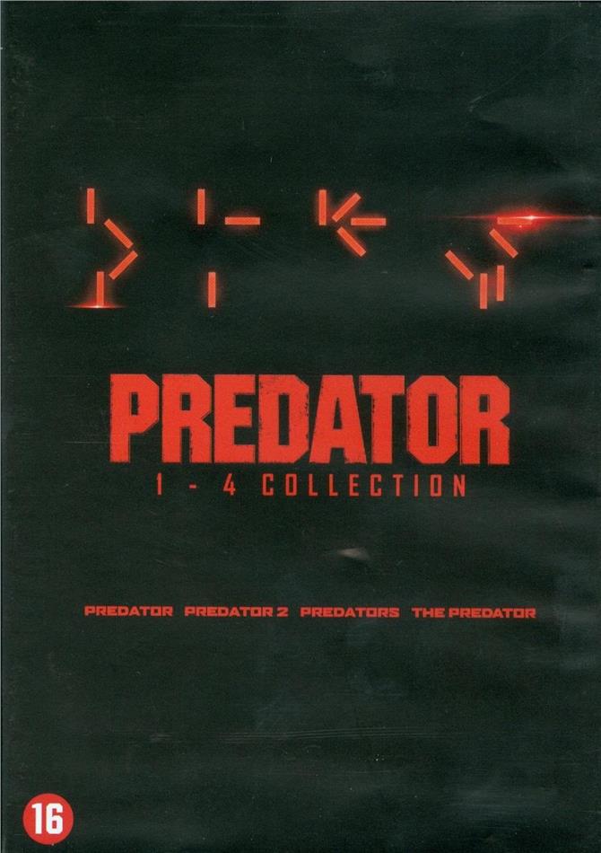 Predator: 1-4 Collection - Predator / Predator 2 / Predators / The Predator 4 DVDs
