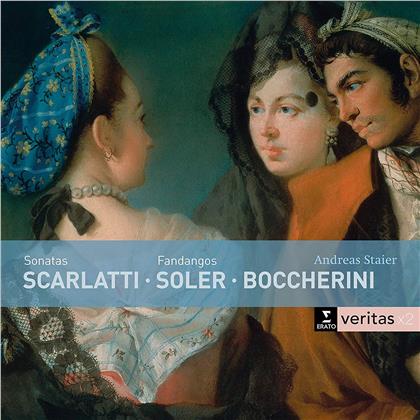 Andreas Staier, Domenico Scarlatti (1685-1757), Padre Antonio Soler (1729-1783) & Luigi Boccherini (1743-1805) - Scarlatti Sonaten / Fandangos (2 CDs)