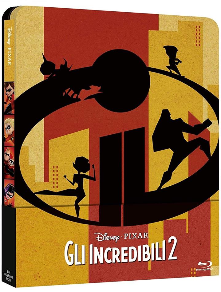 Gli Incredibili 2 (2018) Steelbook, Blu-ray 3D (+2D) + Blu-ray