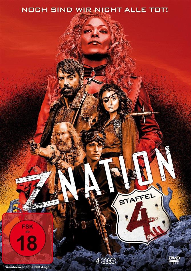 Z Nation - Staffel 4 Uncut, 4 DVDs