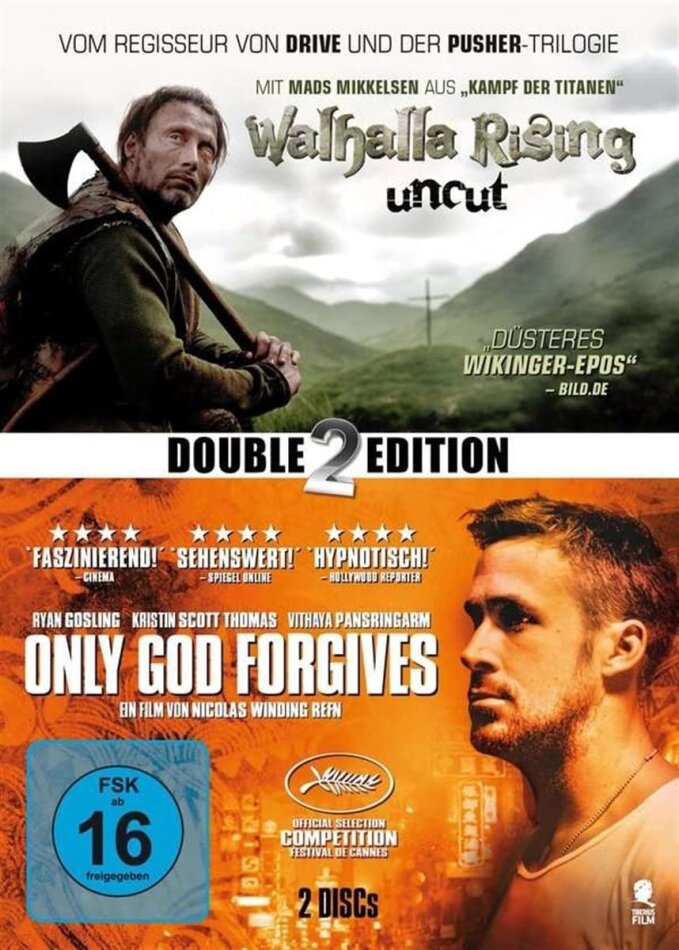 Walhalla Rising (2009) / Only God Forgives (2013) Double Edition, Uncut, 2 DVDs