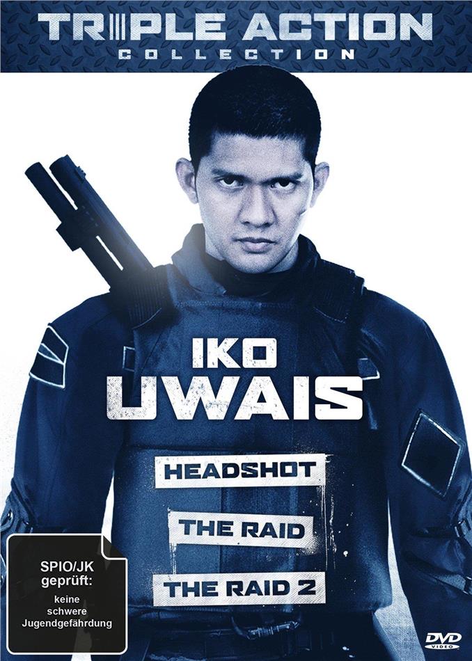 Iko Uwais Triple Action Collection - The Raid / The Raid 2 / Headshot 3 DVDs
