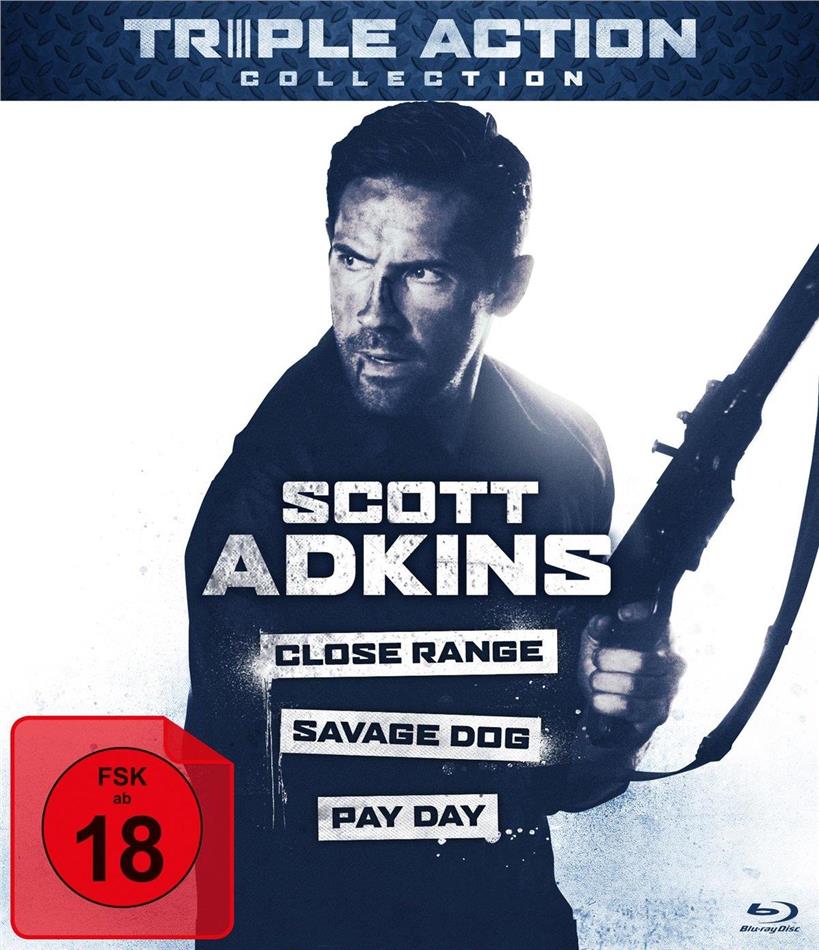 Scott Adkins Triple Action Collection - Close Range / Savage Dog / Pay Day 3 Blu-rays