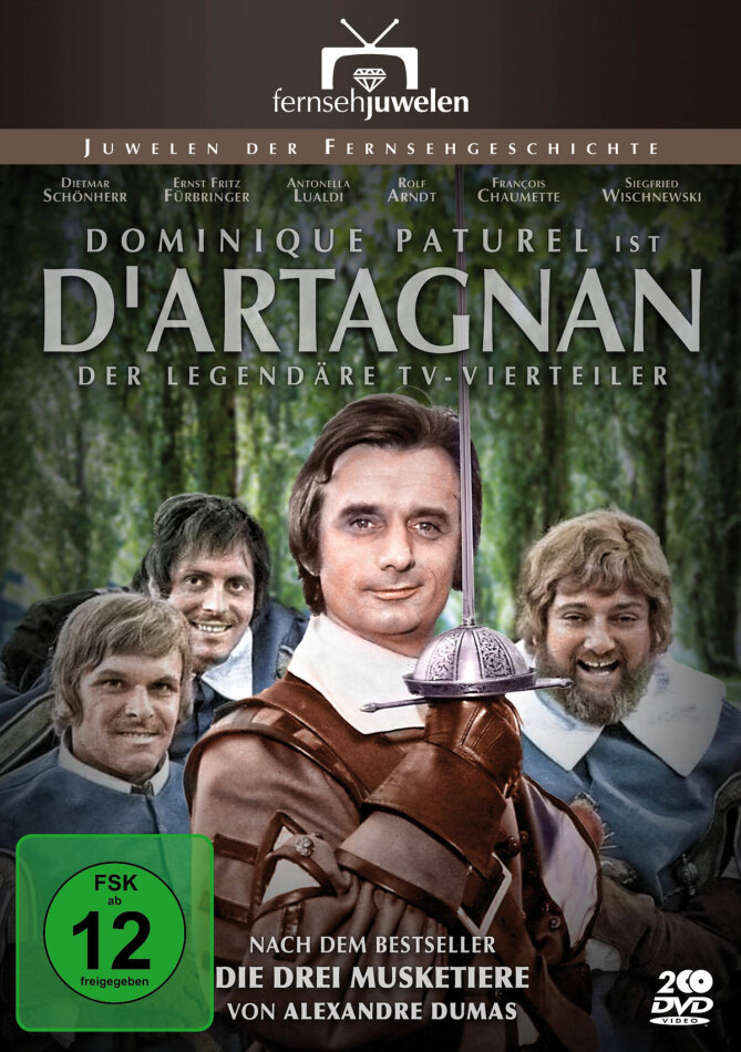 D'Artagnan - Der legendäre ARD-Vierteiler Filmjuwelen, 2 DVDs