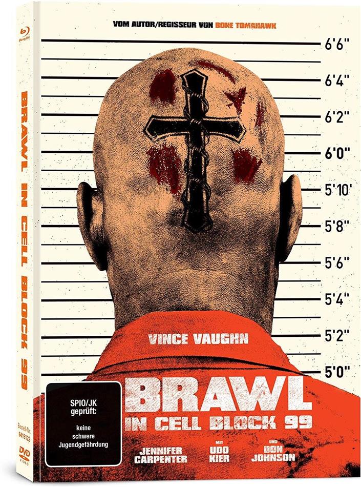 Brawl in Cell Block 99 (2017) Limited Edition, Mediabook, Uncut, Blu-ray + DVD