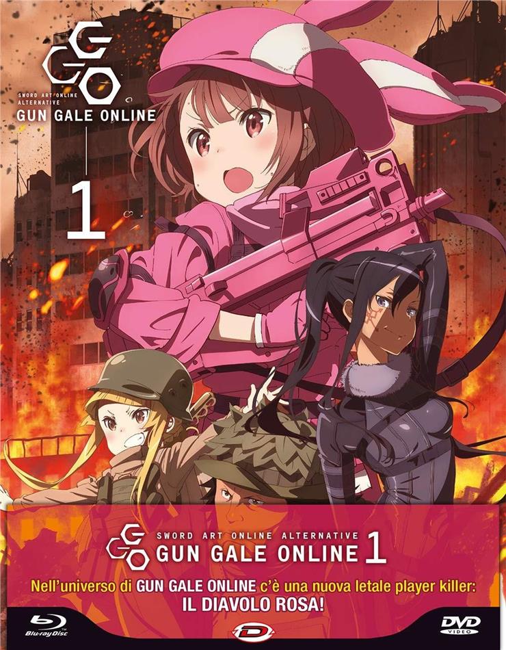 Sword Art Online Alternative - Gun Gale Online - Stagione 1 - Box 1/2 Digipack, Limited Edition, Blu-ray + DVD
