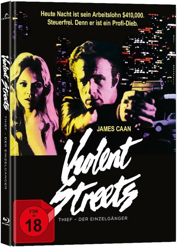 Violent Streets - Thief - Der Einzelgänger (1981) Limited Edition, Mediabook, 2 Blu-rays