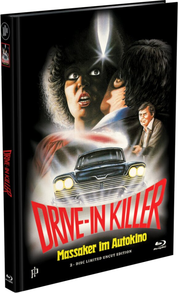 Drive-In Killer - Massaker im Autokino (1976) Cover B, Limited Edition, Mediabook, Uncut, Blu-ray + DVD