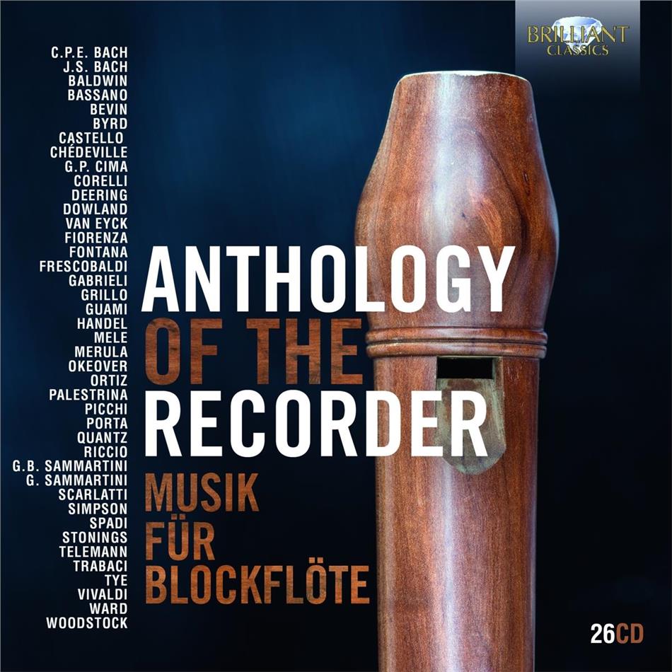 Erik Bosgraaf & Pieter-Jan Belder - Anthology Of The Recorder 26 CDs