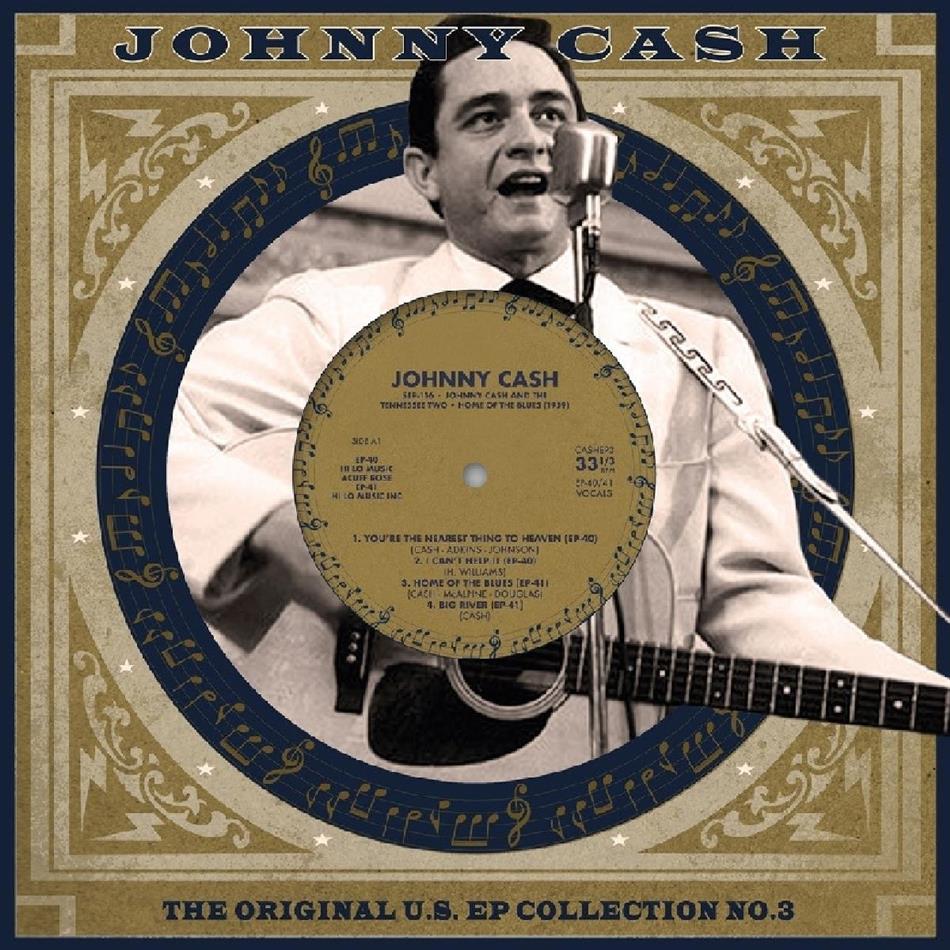 Johnny Cash - Us Ep Collection 3 Édition Limitée, White Vinyl, 10" Maxi