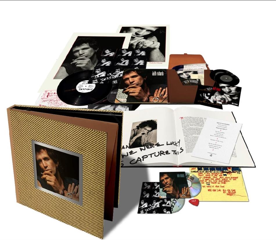 Keith Richards - Talk Is Cheap 2019 Reissue, Super Deluxe Box Set, 2 LPs + 2 7" Singles + 2 CDs
