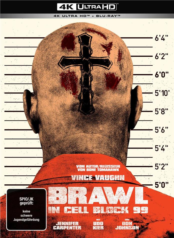 Brawl in Cell Block 99 (2017) Limited Edition, Mediabook, Uncut, 4K Ultra HD + Blu-ray