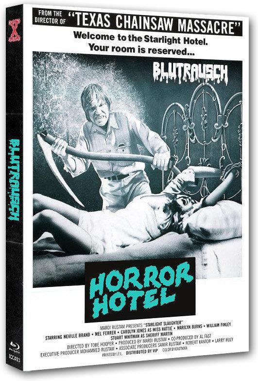 Blutrausch - Horror Hotel (1976) Cover C, Limited Edition, Mediabook, Uncut, Blu-ray + DVD