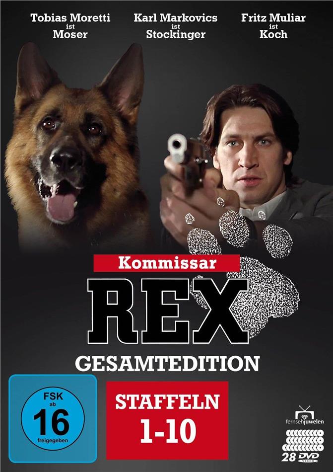 Kommissar Rex - Gesamtedition - Staffel 1-10 28 DVDs