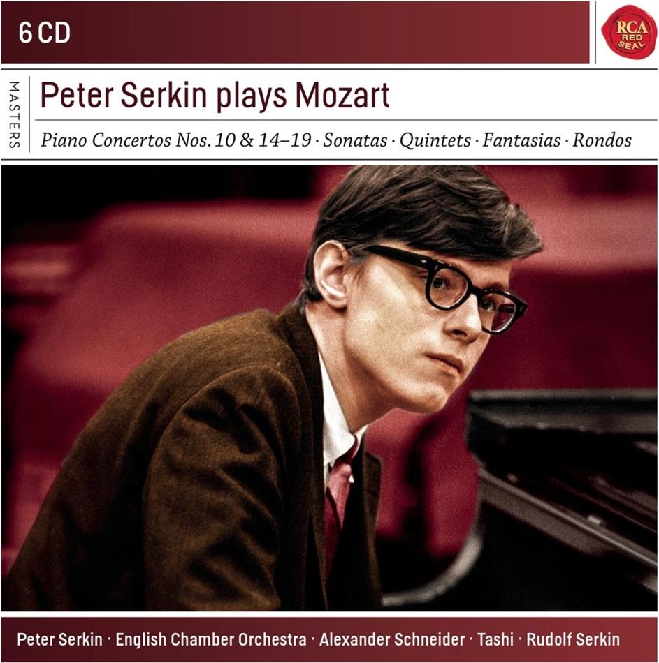 Wolfgang Amadeus Mozart (1756-1791) & Peter Serkin - Peter Serkin Plays Mozart 6 CD