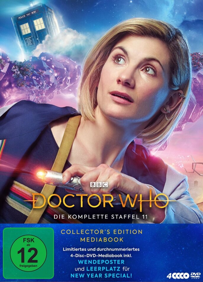 Doctor Who - Staffel 11 Collector's Edition, Mediabook, 4 DVDs