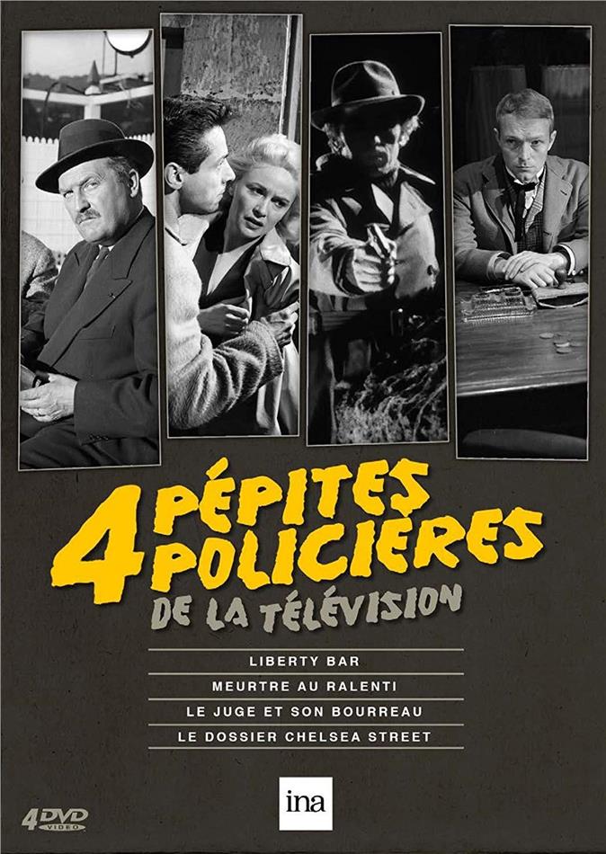 4 pépites policières de la télévision - Liberty Bar / Meurtre au ralenti / Le juge et son bourreau / Le dossier Chelsea Street 4 DVDs