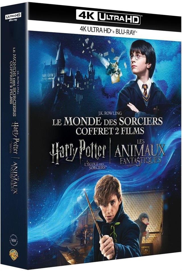 Les animaux fantastiques / Harry Potter à l'école des sorciers 2 4K Ultra HDs + 2 Blu-rays