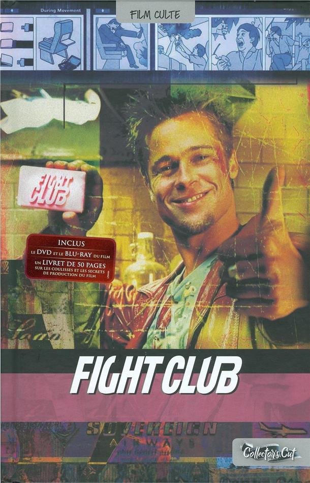 Fight Club (1999) Collector's Cut, Format A4, Film Culte, Digibook, Blu-ray + DVD