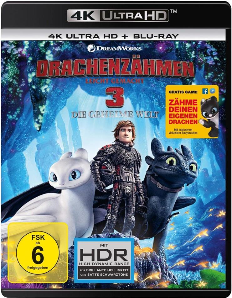 Drachenzähmen leicht gemacht 3 - Die geheime Welt (2019) 4K Ultra HD + Blu-ray