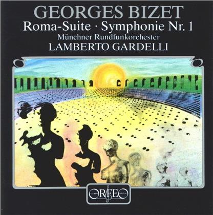 Georges Bizet (1838-1875), Lamberto Gardelli & M&uuml;nchner Rundfunkorchester - Roma-Suite, Symphonie Nr. 1 (LP)