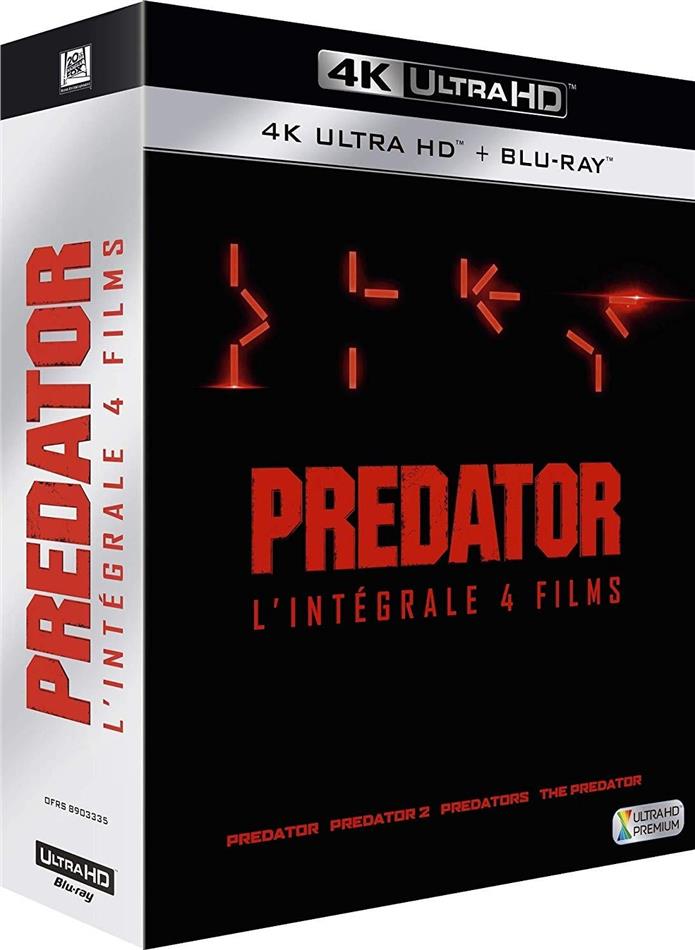 Predator: 1-4 Collection - Predator / Predator 2 / Predators / The Predator 4 4K Ultra HDs + 4 Blu-rays
