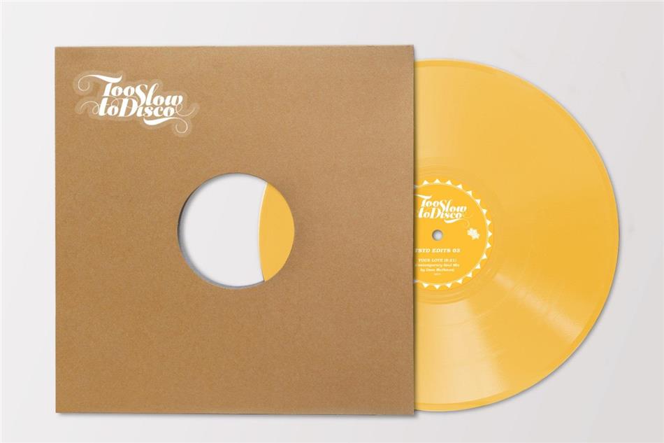 Dave Mathmos - Too Slow To Disco Edit 03 Édition Limitée, Yellow Vinyl, 10" Maxi