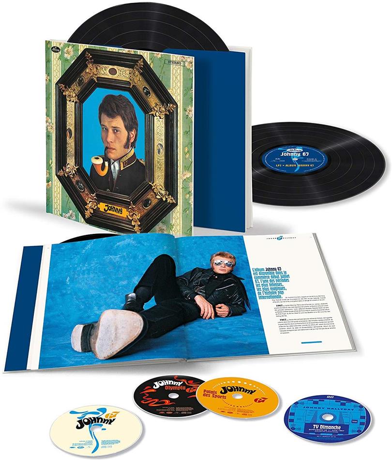 Johnny Hallyday - Johnny Hallyday 67 2 LPs + 3 CDs + DVD