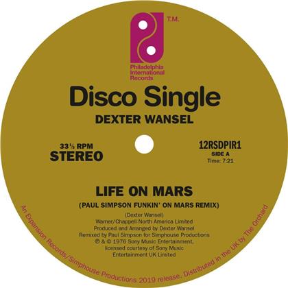 Dexter Wansel - Life On Mars - Remixed (Limited Numbered Edition, 12" Maxi)