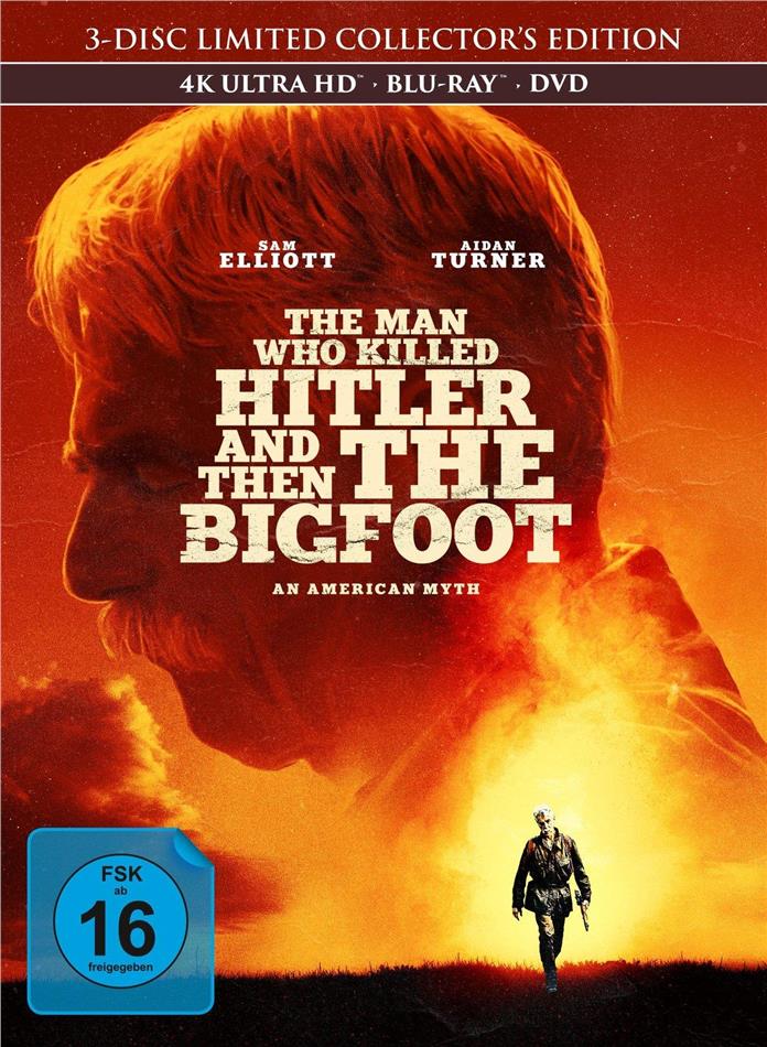 The Man Who Killed Hitler and Then The Bigfoot (2018) Collector's Edition, Limited Edition, Mediabook, 4K Ultra HD + Blu-ray + DVD