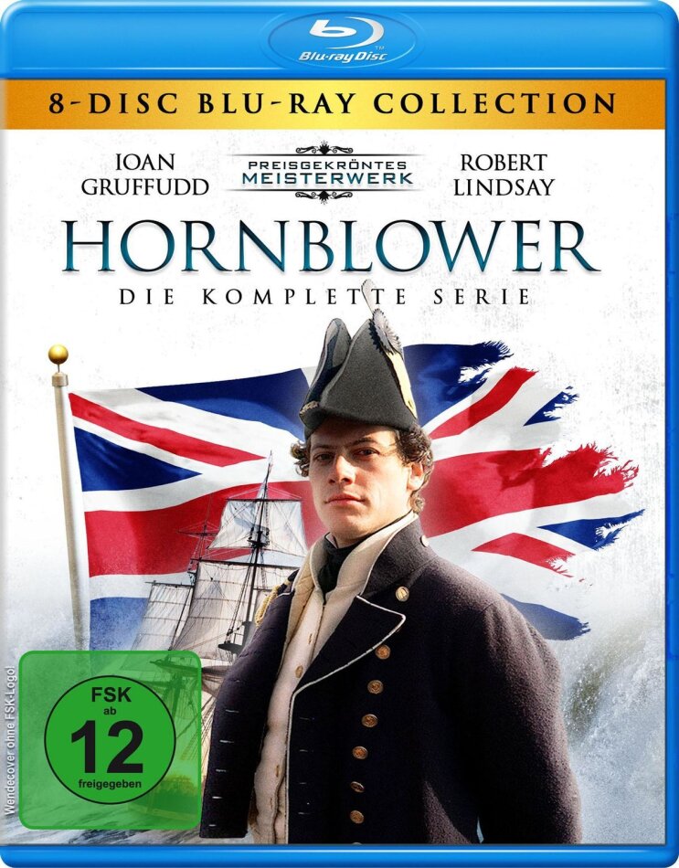 Hornblower - Die komplette Serie Preisgekröntes Meisterwerk, 8 Blu-rays