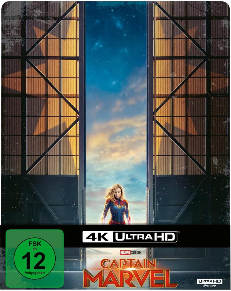 Captain Marvel (2019) Limited Edition, Steelbook, 4K Ultra HD + Blu-ray