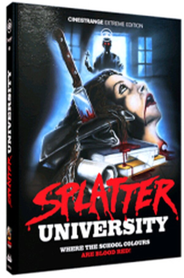 Splatter University (1984) Cover C, Limited Edition, Mediabook, Blu-ray + DVD