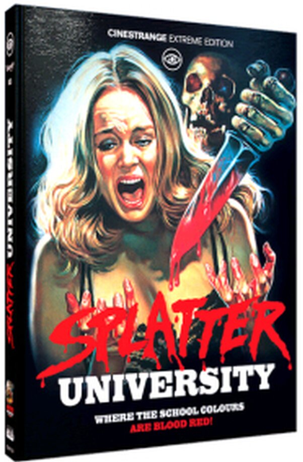 Splatter University (1984) Cover D, Limited Edition, Mediabook, Blu-ray + DVD