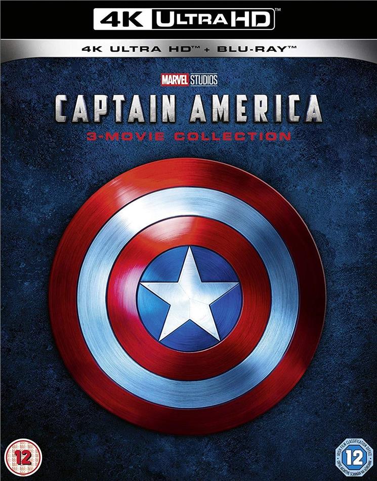 Captain America - 3-Movie Collection 3 4K Ultra HDs + 3 Blu-rays