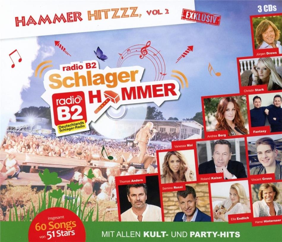 Schlagerhammer-Hammer Hits Vol. 2 3 CDs