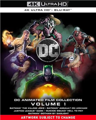DC Animated Film Collection - Volume 1 (5 4K Ultra HDs + 5 Blu-rays)