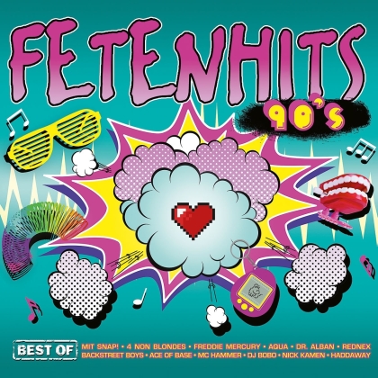 Fetenhits 90s - Best Of (2019 Reissue, 3 CDs)