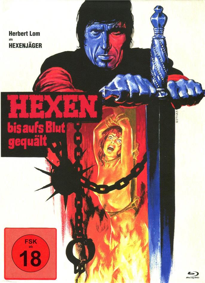 Hexen bis aufs Blut gequält (1970) Cover B, Limited Edition, Mediabook, Blu-ray + 2 DVDs