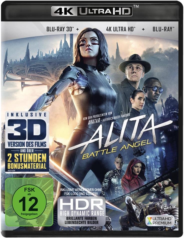 Alita: Battle Angel (2018) 4K Ultra HD + Blu-ray 3D + Blu-ray