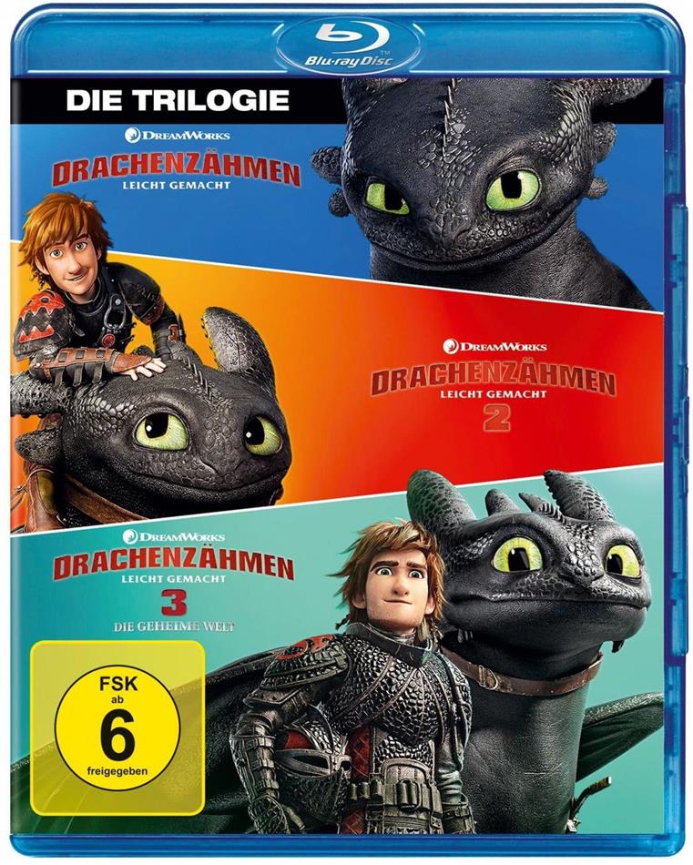 Drachenzähmen leicht gemacht 1-3 - Die Trilogie 3 Blu-rays