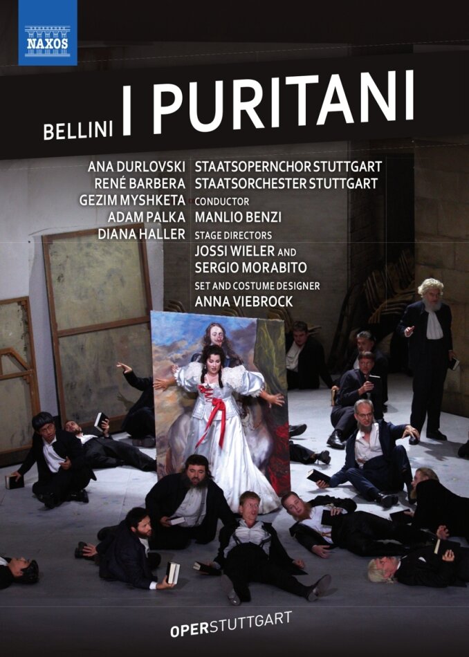 Staatsorchester Stuttgart, Gezim Myshketa & Ana Durlovski - Bellini - I Puritani Naxos, 2 DVDs