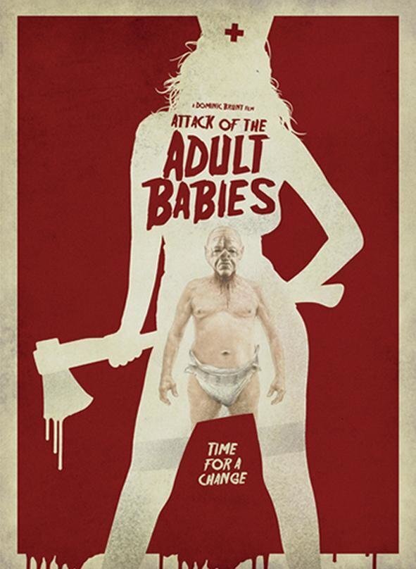 Attack of the Adult Babies (2017) Cover A, Limited Ultimate Edition, Mediabook, Uncut, Blu-ray + DVD
