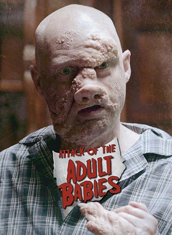 Attack of the Adult Babies (2017) Cover C, Limited Ultimate Edition, Mediabook, Uncut, Blu-ray + DVD