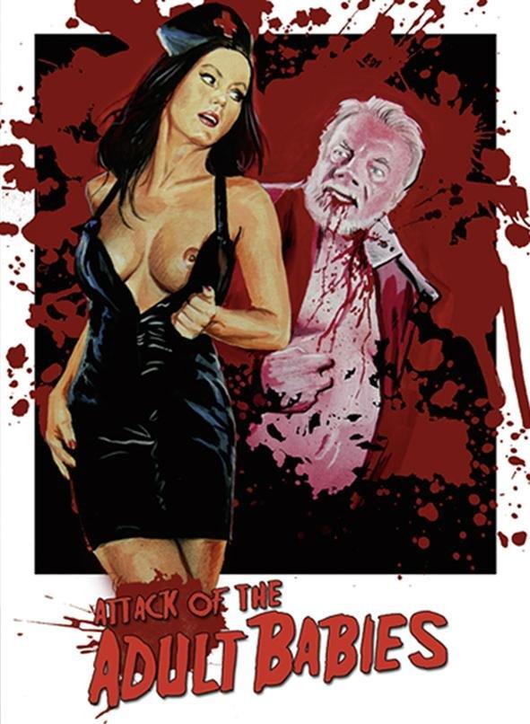 Attack of the Adult Babies (2017) Cover F, Limited Ultimate Edition, Mediabook, Uncut, Blu-ray + DVD