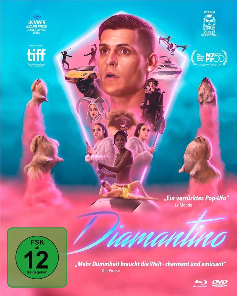Diamantino (2018) Mediabook, Blu-ray + 2 DVDs